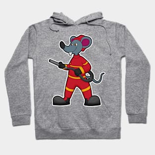 Mouse as Firefighter with Hose Hoodie